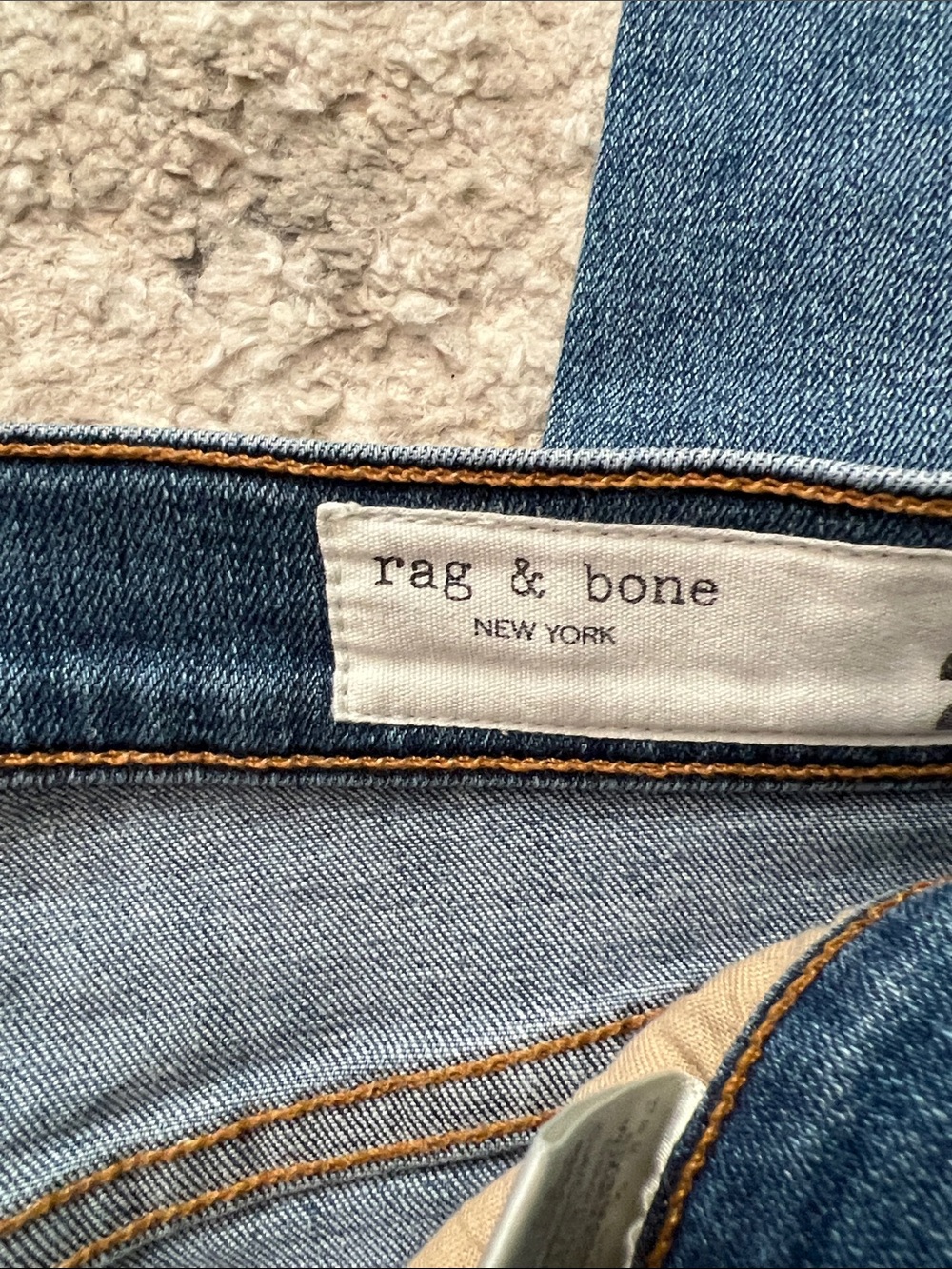 Rag & Bone Skinny Ankle Jeans Modele Blue Levee W2595K20LEV Size 26 - Picture 2 of 7
